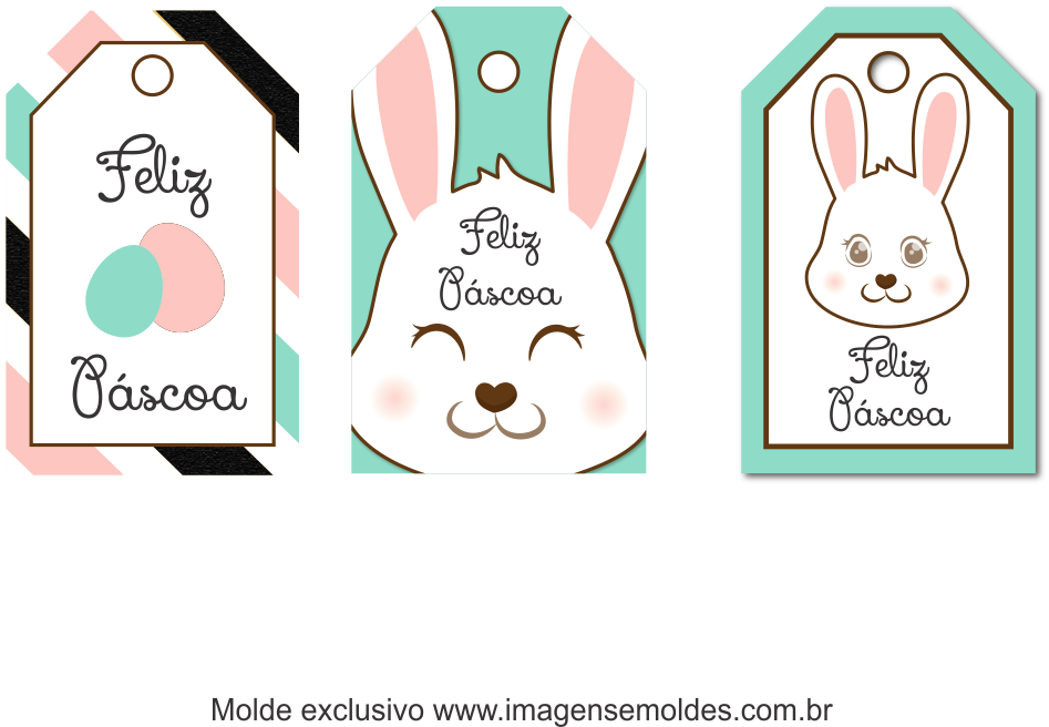 Tags Grátis Páscoa para Imprimir 5, Ostern-Tag-Vorlage, easter tag template, plantilla de etiqueta de Pascua