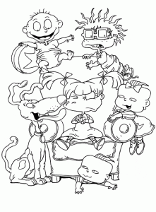 Desenhos Para Colorir Dos Rugrats