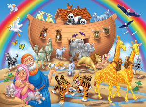 Imagem Arca de Noé - Background - Personalizados