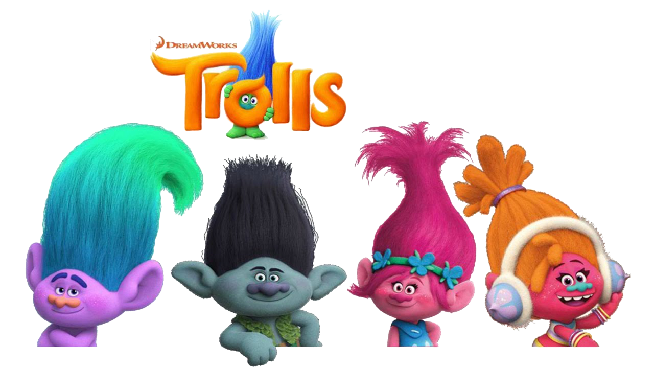 Images Trolls logo 02 - Personagens do Filme Trolls