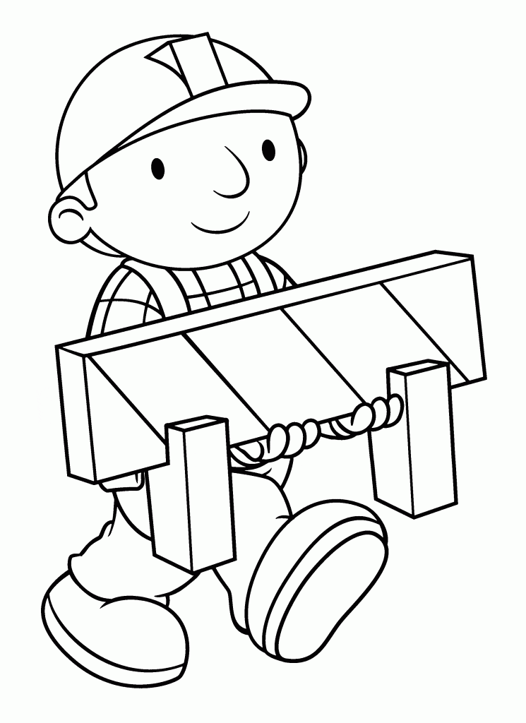 Desenhos Infantis Para Colorir Do Bob O Construtor