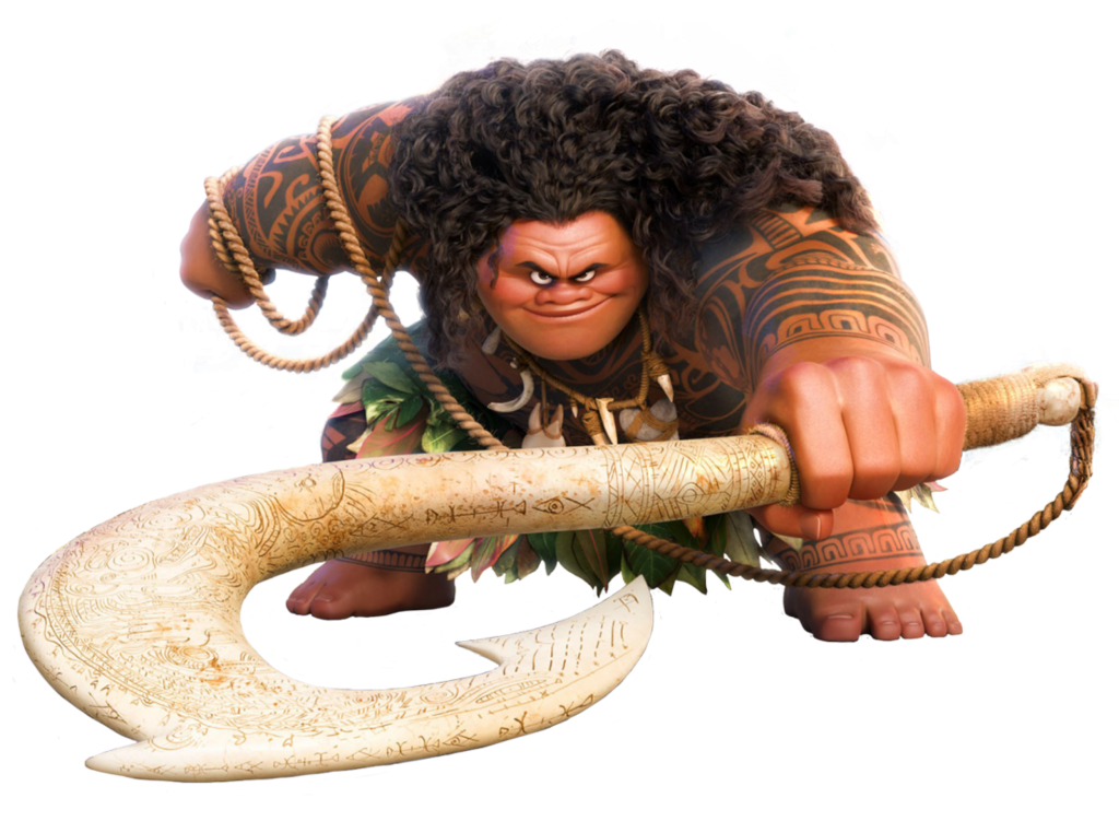 Imagem De Personagens Moana Maui 2 Png