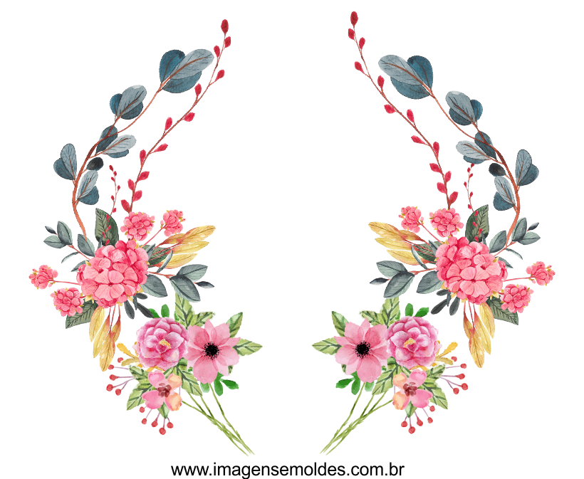 Modelo, imagem de flores 2 para casamento