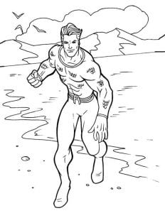 Desenhos Para Colorir Do Aquaman