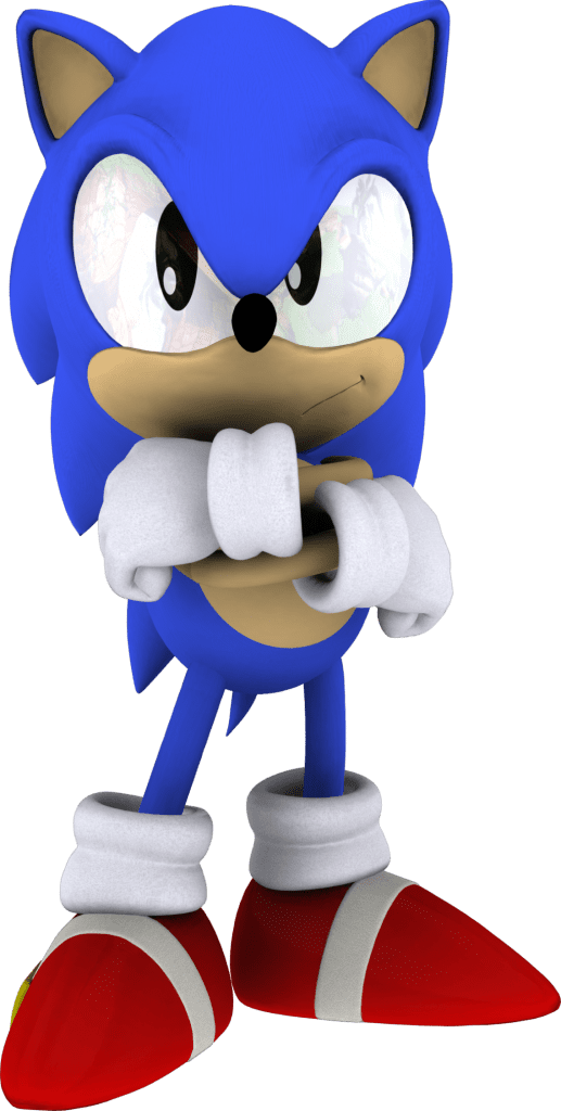 Sonic - Sonic Clássico 6 PNG Imagens e Moldes.com.br