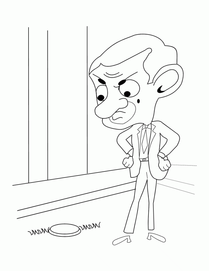 Desenhos Para Colorir Do Mr Bean