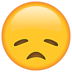 Emoji Desapontado 