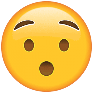 Emoji Espantado 