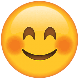 Emoji Sorriso Corado 