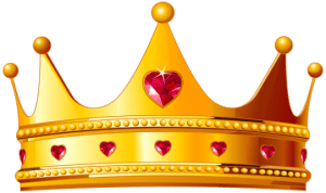 Imagem de Coroas - Coroa Dourada com Pedra Vermelha
