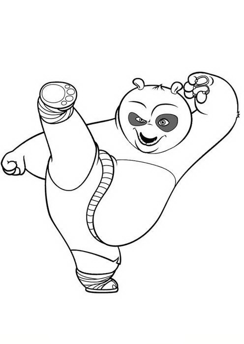 Desenhos Para Colorir E Imprimir Do Kung Fu Panda