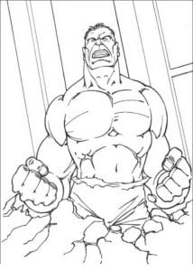 Desenhos Para Colorir Do Hulk