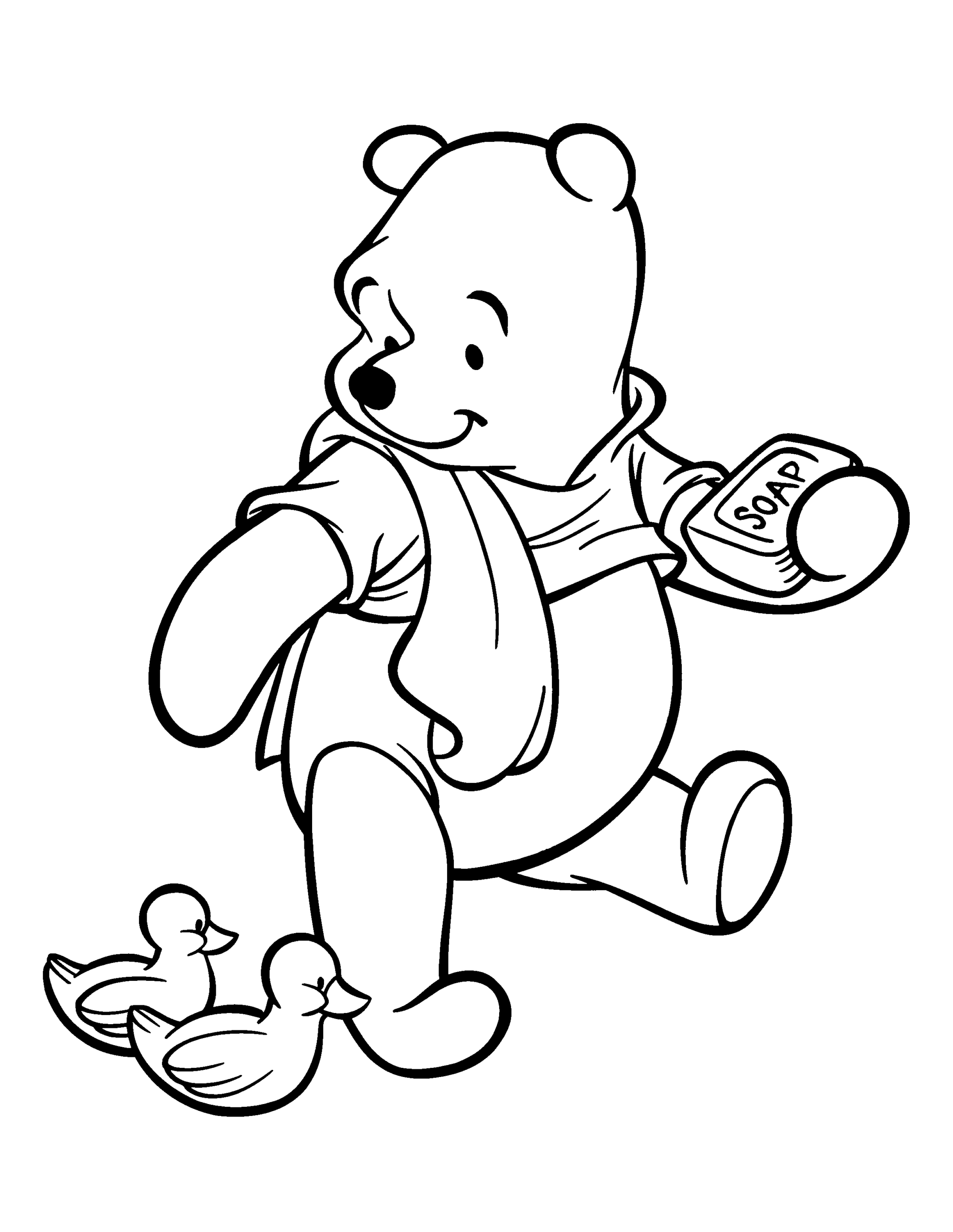 Desenhos Do Ursinho Pooh Para Colorir