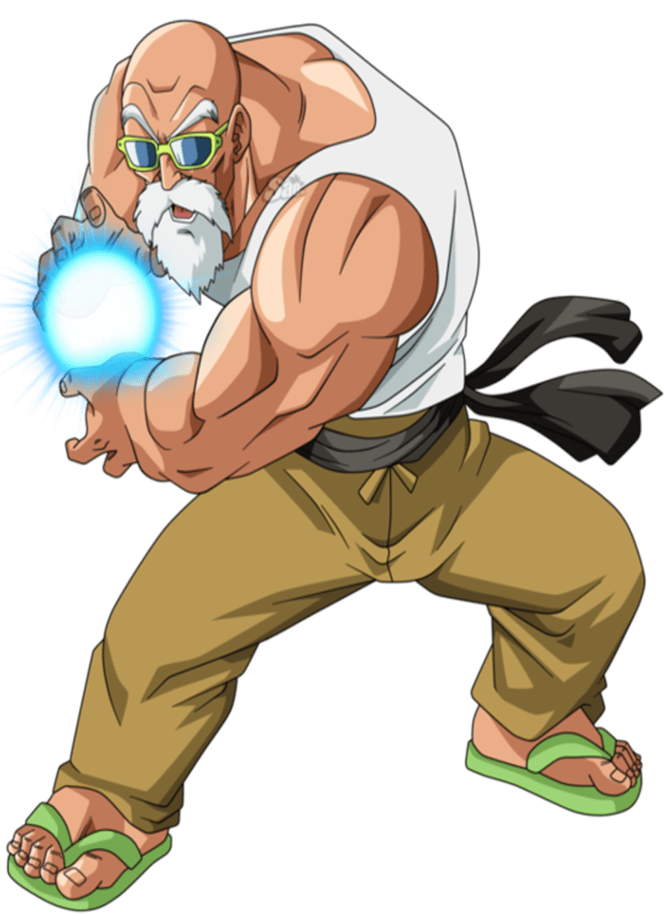 Mestre Kame Poder Goku Png