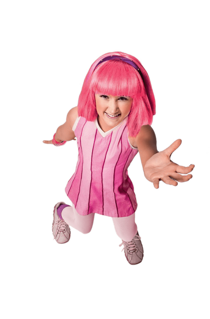 Descargar Lazytown Personaje Bessie Busybody Posa Png Transparente