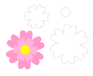 Molde de Flor Para Feltro – EVA e Artesanatos