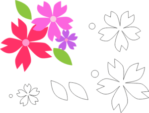 Molde de Flor para EVA - Feltro e artesanatos
