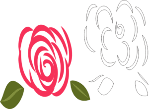 Molde de flor para feltro - eva e artesanatos