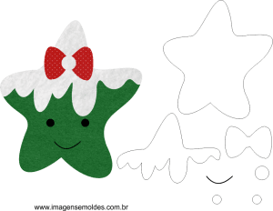 Molde de Natal Estrela 04