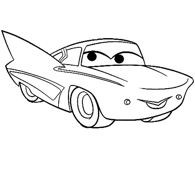 Desenho de McQueen para colorir  Desenhos para colorir e imprimir gratis