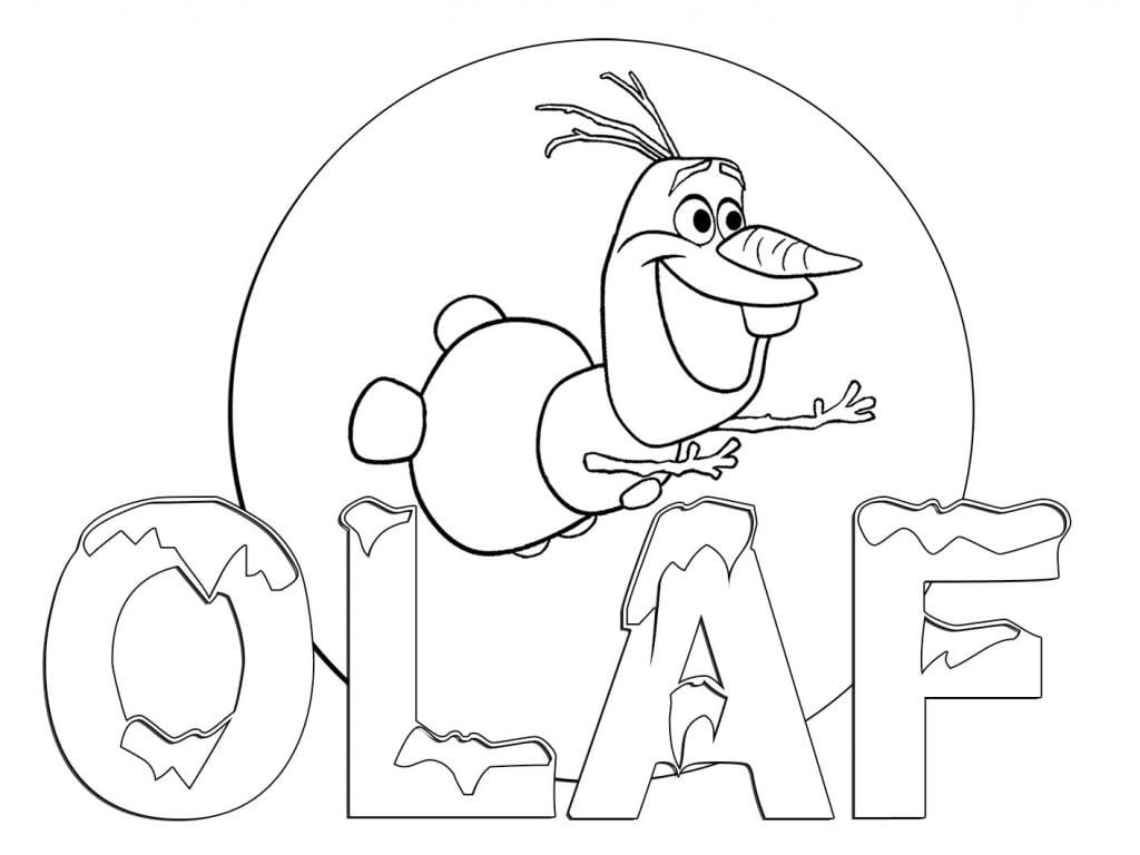 Desenhos Para Colorir Da Frozen Olaf