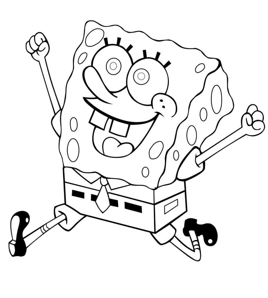 Desenhos Para Colorir Do Bob Esponja