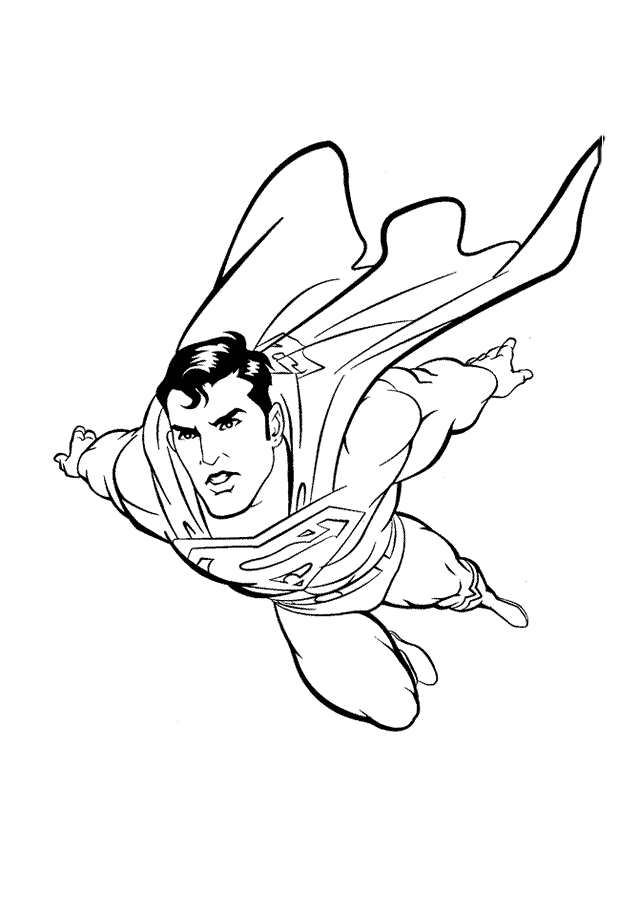 desenhos para colorir do superman