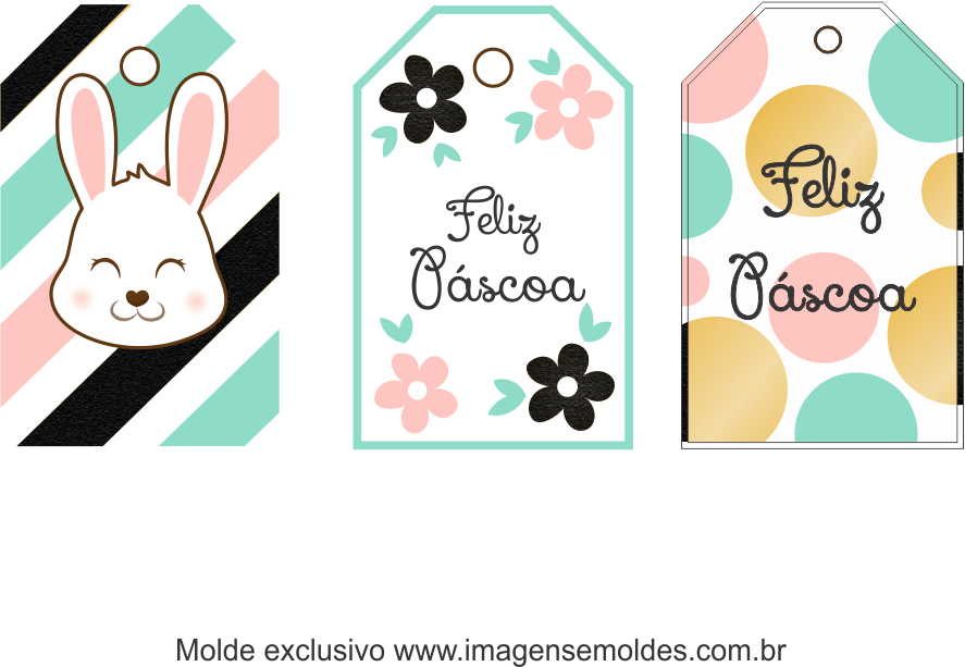 Tags Grátis Páscoa para Imprimir 6, Ostern-Tag-Vorlage, easter tag template, plantilla de etiqueta de Pascua