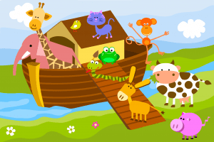 Imagem Arca de Noé - Background 5 - Personalizados