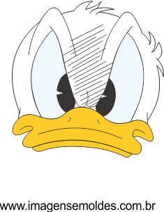 Pato Donald vetorizado 12 - Imagens Vetorizadas