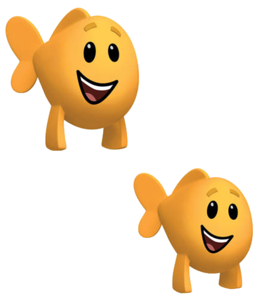 Imagem de Personagens Bublle Guppies - Peixes