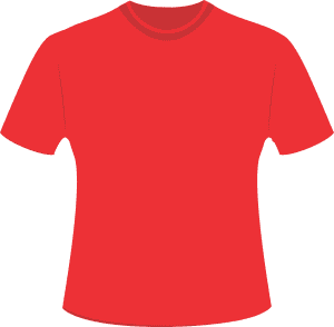 Download Mockup Camiseta Vermelha Editável PNG e Vetor