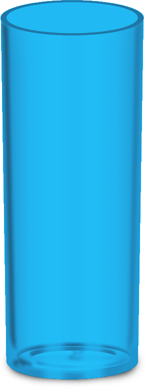 Mockup Copo Long drink Azul