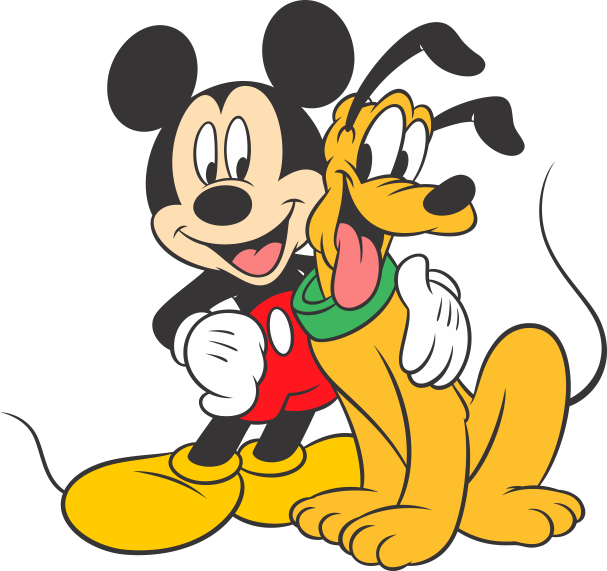 Turma do Mickey - Mickey e Pluto Png