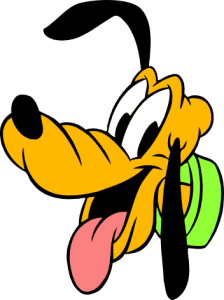 Turma do Mickey - Pluto Rosto