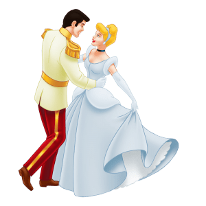 Imagem de Personagens Princesa Cinderela e Príncipe