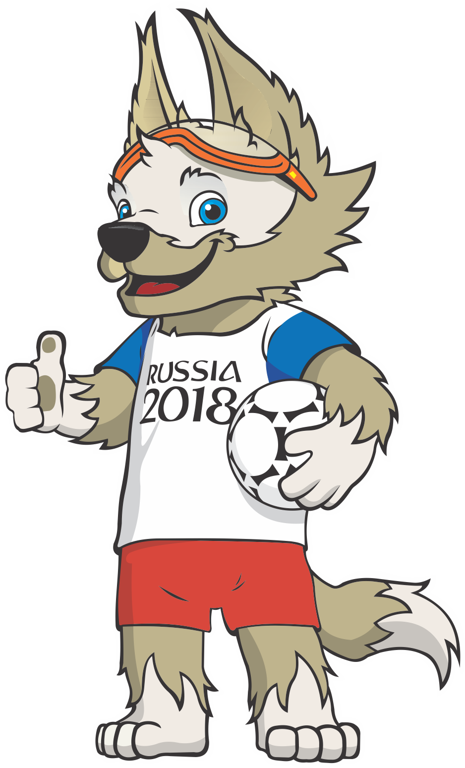 Copa do Mundo Rússia 2018 - Mascote Zabivaka 4 PNG