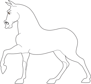 Molde Cavalo Maximus Enrolados, horse maximus curled up, Pferd Maximus rollte sich zusammen, caballo maximus acurrucado