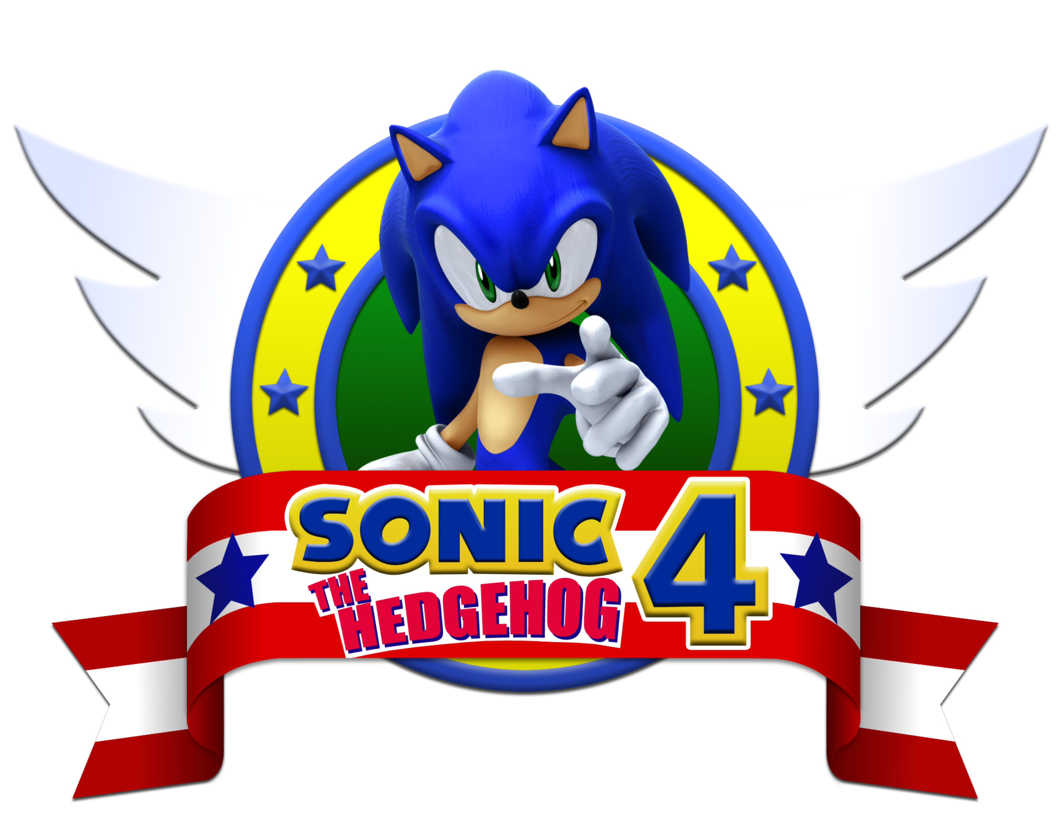Sonic - Sonic 4 The Hedgehog Logo 2