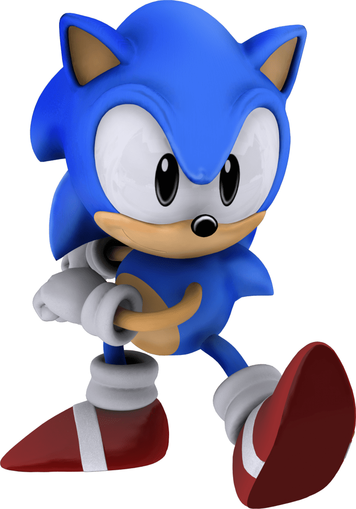 Sonic - Sonic Clássico 5 PNG Imagens e Moldes.com.br