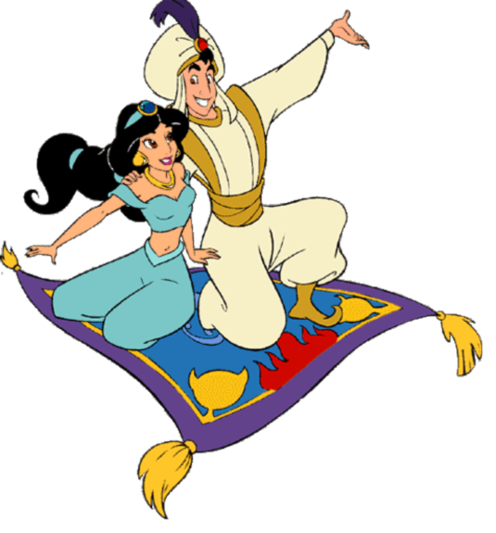 Aladdin - Aladdin e Jasmine PNG