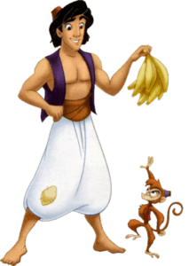 Aladdin - Aladdin e o macaco Abu PNG