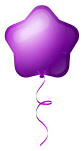 Balões - Balão Estrela Roxo 