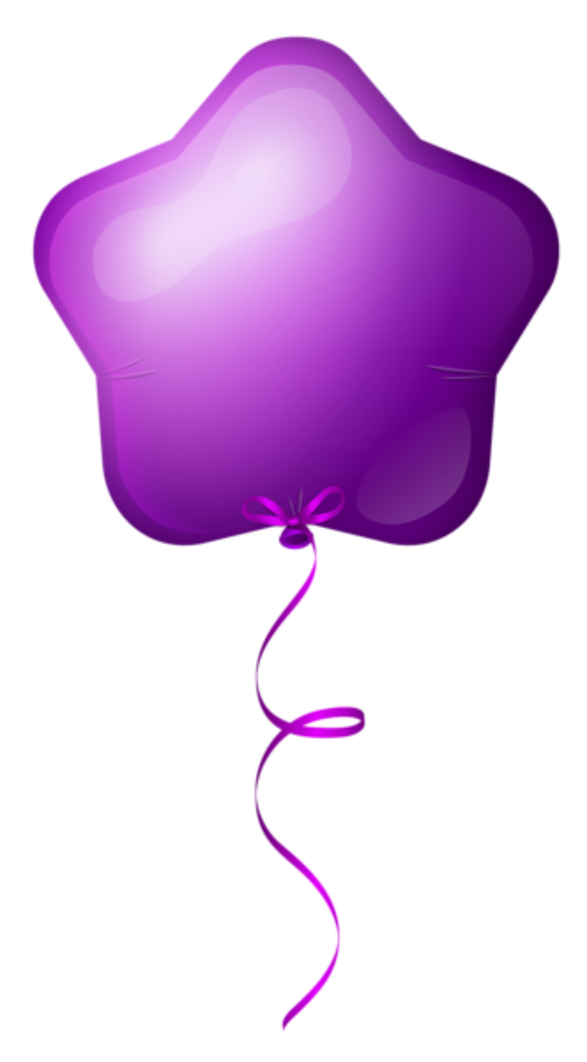 Balões - Balão Estrela Roxo