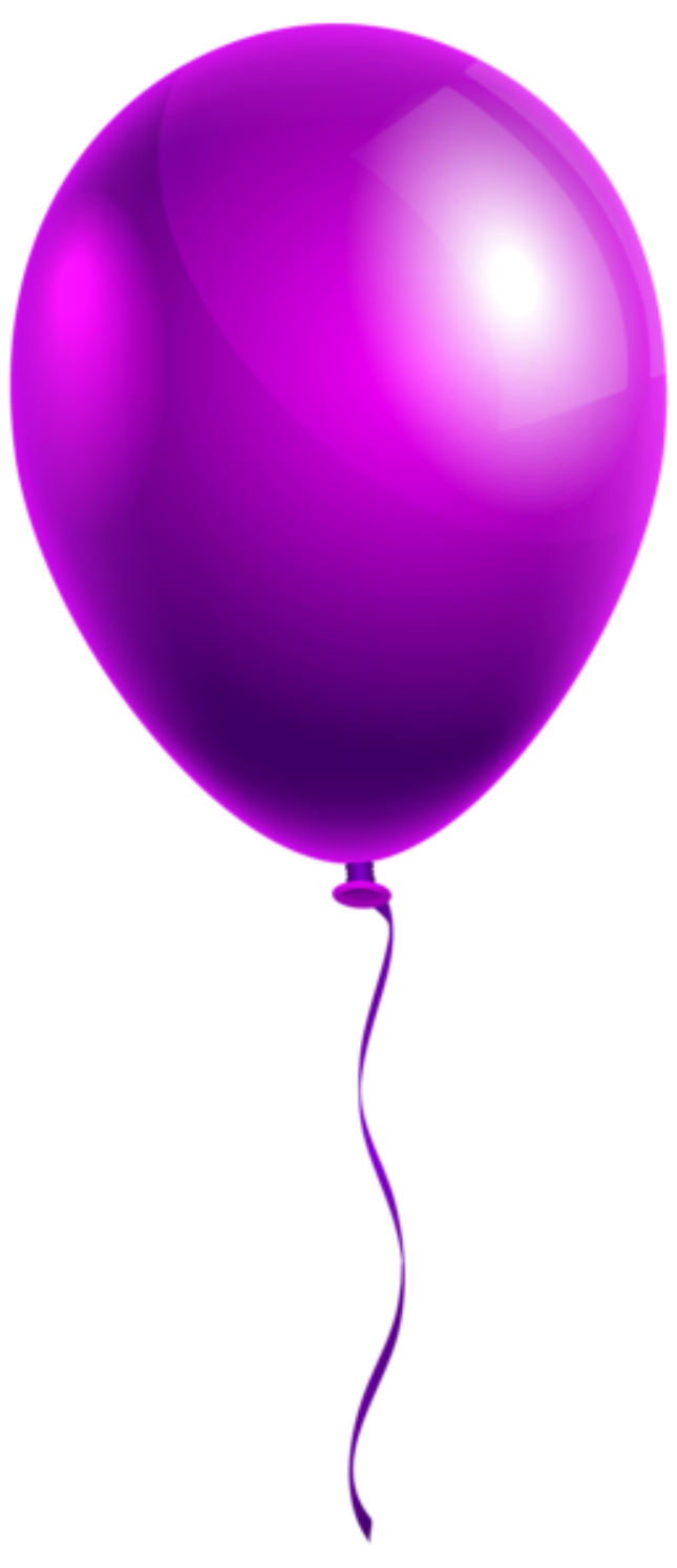 Balões - Balão Roxo PNG Imagens e Moldes.com.br Balões