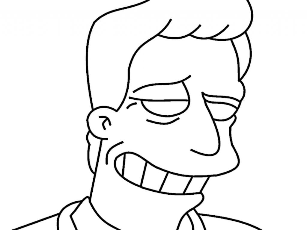 Desenhos Infantis Para Colorir Dos Os Simpsons