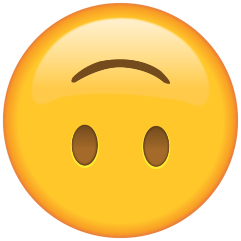 Emoji Cabeça para Baixo