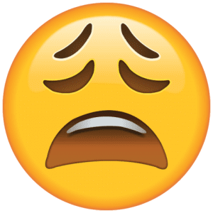 Emoji Cansado 