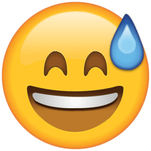 Emoji Chorando de Rir