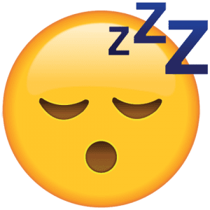 Emoji Dormindo 
